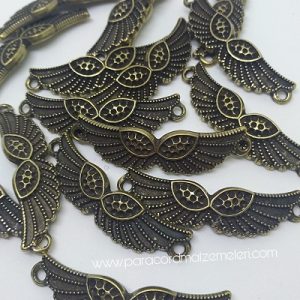 PARACORD AKSESUAR MELEK GÖZ KANAT BRONZ RENK - Görsel 5