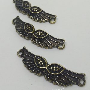 PARACORD AKSESUAR MELEK GÖZ KANAT BRONZ RENK - Görsel 3