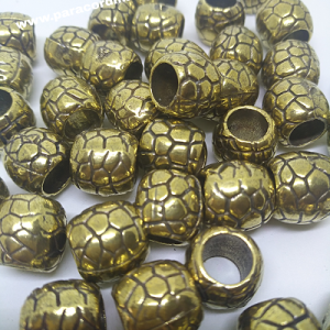 PARACORD AKSESUAR YILAN SIRTI BONCUK BRONZ RENK - Görsel 2