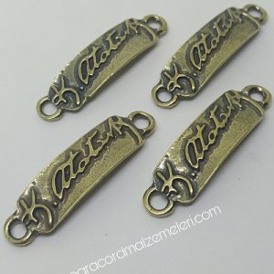 PARACORD AKSESUAR ATATÜRK İMZA BRONZ RENK - Görsel 1