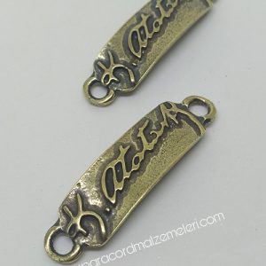 PARACORD AKSESUAR ATATÜRK İMZA BRONZ RENK - Görsel 5