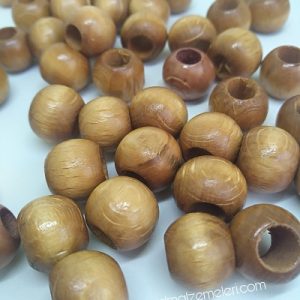 PARACORD BİLEKLİK AKSESUAR AHŞAP BONCUK SADE RENK - Görsel 1