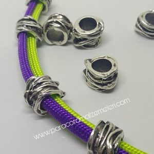 PARACORD BİLEKLİK AKSESUAR BONCUK DIŞ BUDAK GÜMÜŞ RENK - Görsel 4