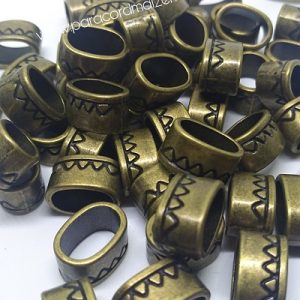 Paracord Aksesuar Boncuk Sıra Dağlar Model Bronz Renk  - Görsel 1