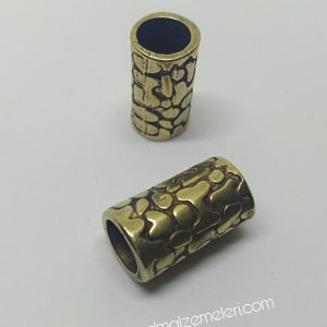 PARACORD BİLEKLİK AKSESUAR BONCUK TAŞ DUVAR BRONZ RENK - Görsel 4
