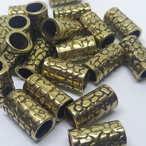 PARACORD BİLEKLİK AKSESUAR BONCUK TAŞ DUVAR BRONZ RENK - Görsel 3