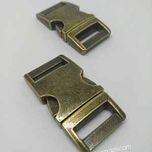PARACORD BİLEKLİK AKSESUAR BÜYÜK BOY TOKA KLİPS ANTİK BRONZ RENK - Görsel 2