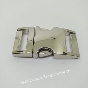 PARACORD BİLEKLİK AKSESUAR BÜYÜK BOY TOKA KLİPS GÜMÜŞ RENK - Görsel 11