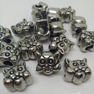 PARACORD AKSESUAR CAT MODEL GÜMÜŞ RENK - Görsel 1