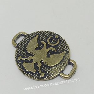 PARACORD BİLEKLİK AKSESUAR KARTAL BRONZ RENK - Görsel 6