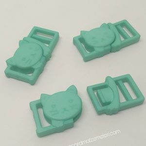 PARACORD İP BİLEKLİK KEDİ TOKA KLİPS CAM GÖBEĞİ RENK - Görsel 2