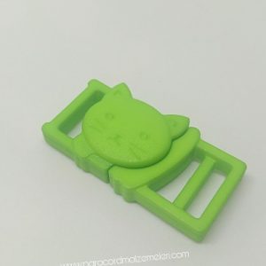 PARACORD İP BİLEKLİK KEDİ TOKA KLİPS FISTIK YEŞİL RENK - Görsel 4