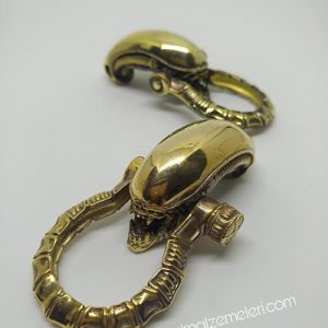 PARACORD BİLEKLİK AKSESUAR KLİPS ALİEN BAKIR RENK - Görsel 5