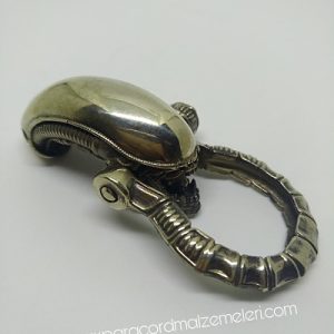 PARACORD BİLEKLİK AKSESUAR KLİPS ALİEN GÜMÜŞ RENK - Görsel 7
