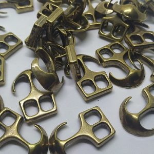 PARACORD BİLEKLİK AKSESUAR ÇAPA KLİPS MİNİ BOY BRONZ RENK - Görsel 2