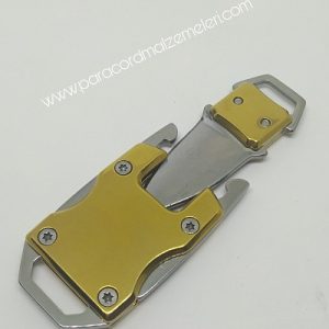 PARACORD BİLEKLİK AKSESUAR TRANSFORMERS BIÇAK KLİPS ARMASIZ MODEL GOLD RENK - Görsel 4