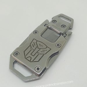 PARACORD BİLEKLİK AKSESUAR TRANSFORMERS BIÇAK KLİPS GÜMÜŞ RENK - Görsel 4