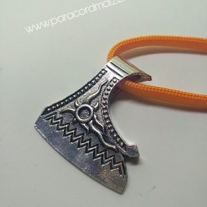 PARACORD BİLEKLİK AKSESUAR VİKİNG KLİPS NACAK GÜMÜŞ RENK - Görsel 3