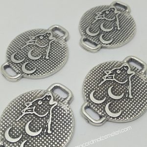 PARACORD BİLEKLİK AKSESUAR 3 HİLAL KURT BAŞI GÜMÜŞ RENK - Görsel 4