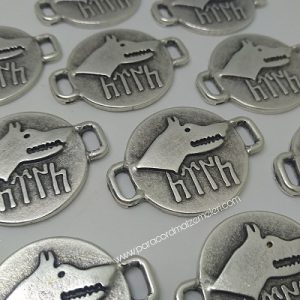 PARACORD BİLEKLİK AKSESUAR KURT BAŞI GÜMÜŞ RENK - Görsel 1