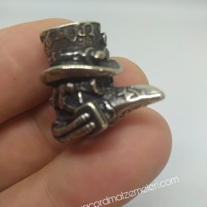 PARACORD AKSESUAR ÇILGIN KARGA GÜMÜŞ RENK - Görsel 3