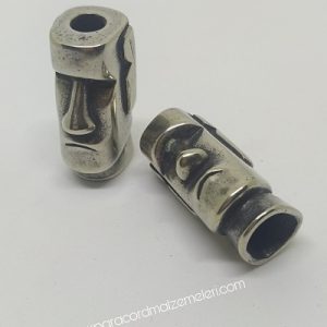 PARACORD AKSESUAR TAŞ ADAM GÜMÜŞ RENK - Görsel 3