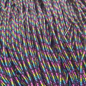Paracord İp , Paracord Bileklik İpi Gökkuşağı Renk 2 mm - Görsel 5
