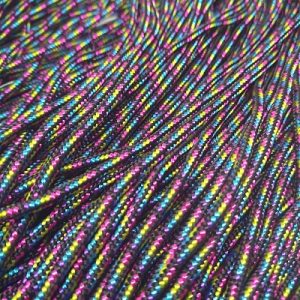 Paracord İp , Paracord Bileklik İpi Gökkuşağı Renk 2 mm - Görsel 2