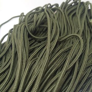 PARACORD İP, PARACORD BİLEKLİK AKSESUAR İPİ HAKİ YEŞİL RENK 3 mm - Görsel 1