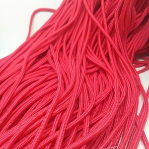 PARACORD İP, PARACORD BİLEKLİK AKSESUAR İPİ KIRMIZI RENK 3 mm - Görsel 3