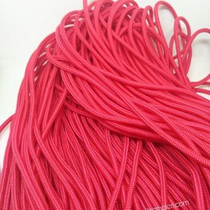 PARACORD İP, PARACORD BİLEKLİK AKSESUAR İPİ KIRMIZI RENK 3 mm - Görsel 2