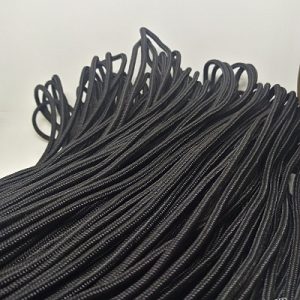 PARACORD İP, PARACORD BİLEKLİK AKSESUAR İPİ SİYAH RENK 3 mm - Görsel 3