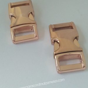 PARACORD BİLEKLİK TOKA KLİPS BAKIR RENK - Görsel 3