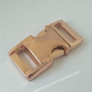 PARACORD BİLEKLİK TOKA KLİPS BAKIR RENK - Görsel 1