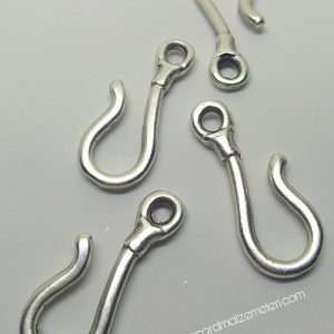 PARACORD BİLEKLİK METAL KLİPS İĞNE MODEL GÜMÜŞ RENK - Görsel 6