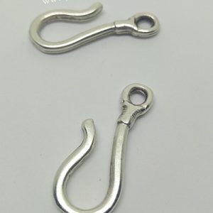 PARACORD BİLEKLİK METAL KLİPS İĞNE MODEL GÜMÜŞ RENK - Görsel 4