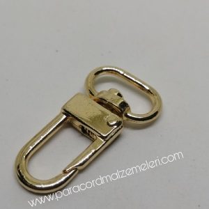 Paracod Anahtarlık Ve Kolye Bağlantı Aparatı Geniş Kulp Gold Renk  - Görsel 1