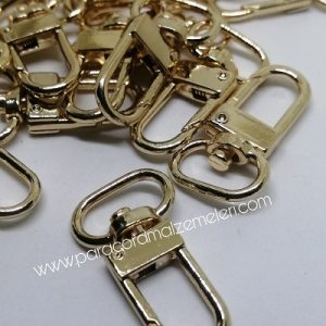 Paracod Anahtarlık Ve Kolye Bağlantı Aparatı Geniş Kulp Gold Renk  - Görsel 3