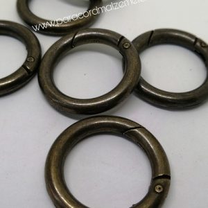 Paracord Anahtarlık ve Pet Tasma Halka Bronz Renk - Görsel 2