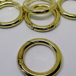 Paracord Anahtarlık ve Pet Tasma Halka Gold Renk - Görsel 1