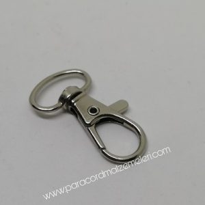 Paracord Anahtarlık ve Boyun Askı Aparatı Klips Model B Gümüş Renk - Görsel 4