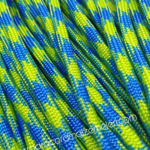 Paracord 550 İp, Paracord Paraşüt Bileklik İpi Mavi- Yeşil Renk - Görsel 4