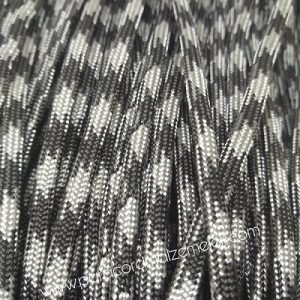 Paracord 550 İp, Paracord Paraşüt Bileklik İpi Gri-Siyah Renk - Görsel 2