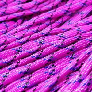 Paracord 550 İp, Paracord Paraşüt Bileklik İpi Ebruli Pembe Renkler - Görsel 1