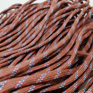 Paracord 550 İp, Paracord Paraşüt Bileklik İpi Kahve Mavi Beyaz Renk - Görsel 3