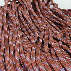 Paracord 550 İp, Paracord Paraşüt Bileklik İpi Kahve Mavi Beyaz Renk - Görsel 2