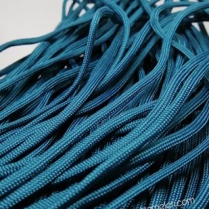 Paracord İp , Paracord 550 lb Paraşüt Bileklik İpi Petrol Mavi Renk - Görsel 1