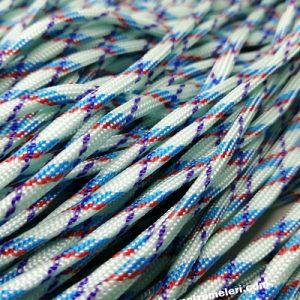 Paracord 550 İp, Paracord Paraşüt Bileklik İpi Ebruli Mavi Renkler - Görsel 1
