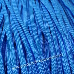 Paracord İp , Paracord 550 lb Paraşüt Bileklik İpi Mavi Renk - Görsel 2