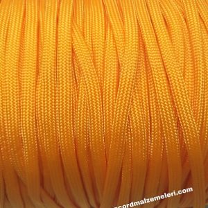 Paracord İp , Paracord 550 lb Paraşüt Bileklik İpi Turuncu Renk - Görsel 2
